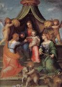 Andrea del Sarto Christ of Kisalin-s wedding oil painting